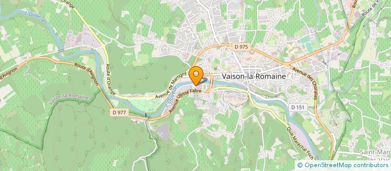 localisation de l'entreprise SEBASTIEN BAFFIE  VAISON-LA-ROMAINE