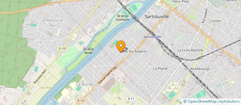 localisation de l'entreprise SEBASTIEN BEAUJARD SC à SARTROUVILLE