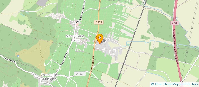 localisation de l'entreprise SEBASTIEN BIDAULT à MOREY-SAINT-DENIS