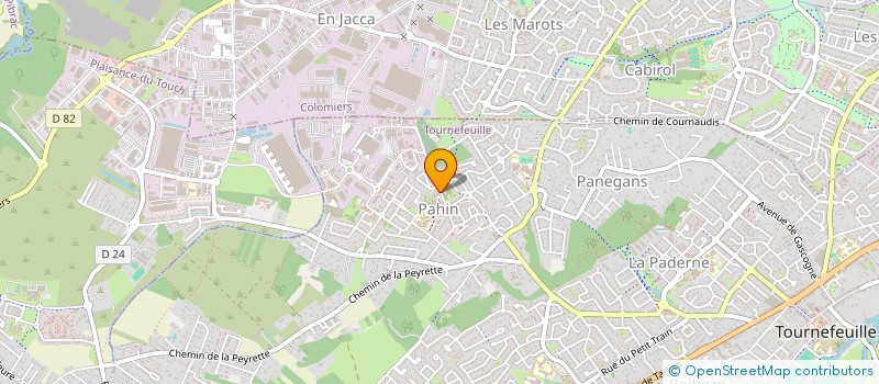 localisation de l'entreprise SEBASTIEN BORDES à TOURNEFEUILLE