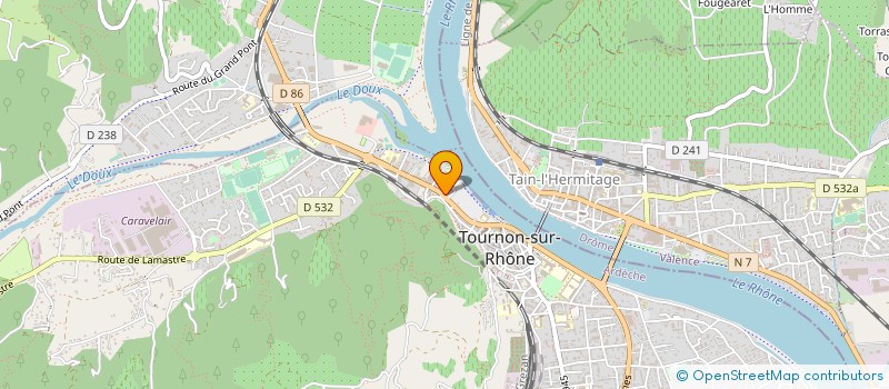 localisation de l'entreprise SEBASTIEN CASERIO ET CHISTOPHE BUFFIERE, NOTAIRES ASSOCIES D'UNE SOCIETE CIVILE PROFESSIONNALLE TITULAIRE D'UN OFFICE NO à TOURNON-SUR-RHONE