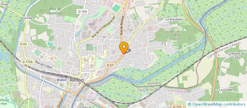 localisation de l'entreprise SEBASTIEN CHEVALIER  REDON