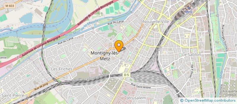 localisation de l'entreprise SEBASTIEN COMMUNICATION-SEBACOM à MONTIGNY-LES-METZ