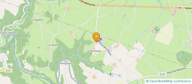 localisation de l'entreprise SEBASTIEN COMTE à DRUELLE BALSAC