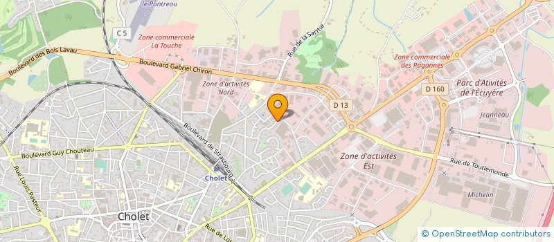 localisation de l'entreprise SEBASTIEN CRAMARD à CHOLET