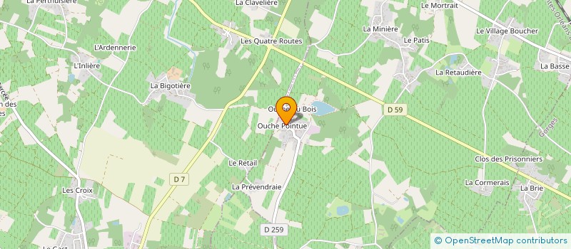 localisation de l'entreprise SEBASTIEN DABIN à MONNIERES