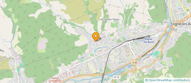 localisation de l'entreprise SEBASTIEN DETIENNE PLOMBERIE à DIGNE-LES-BAINS