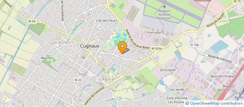 localisation de l'entreprise SEBASTIEN DUPIN  CUGNAUX