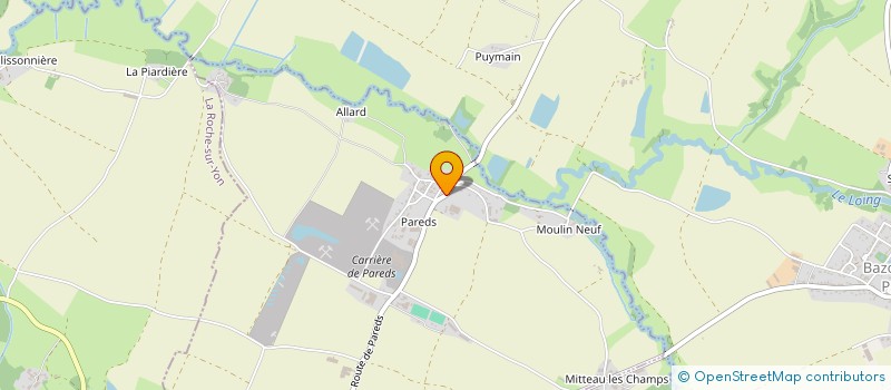 localisation de l'entreprise SEBASTIEN GILBERT  LA JAUDONNIERE