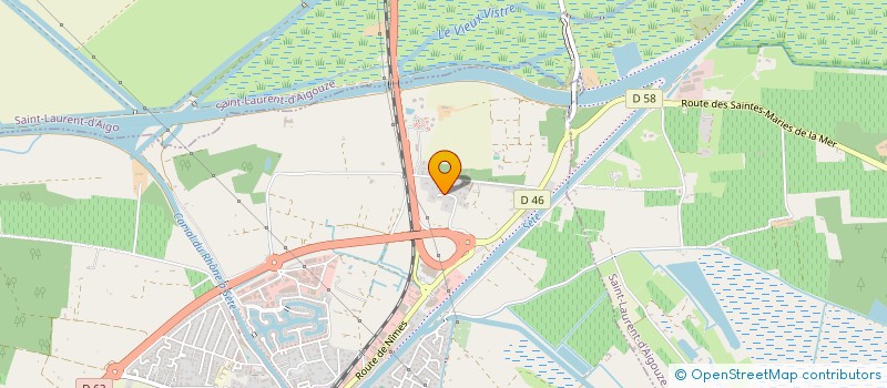 localisation de l'entreprise SEBASTIEN GISCLARD  AIGUES-MORTES