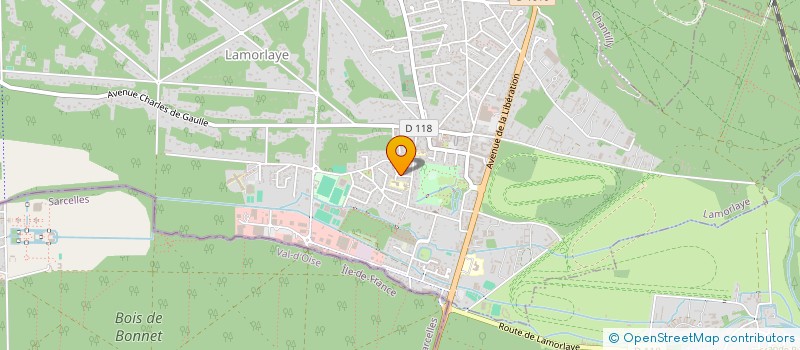 localisation de l'entreprise SEBASTIEN GREGORY PECK  LAMORLAYE