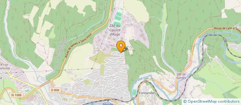 localisation de l'entreprise SEBASTIEN GUERIN EXPERT CONSEILS  MENDE