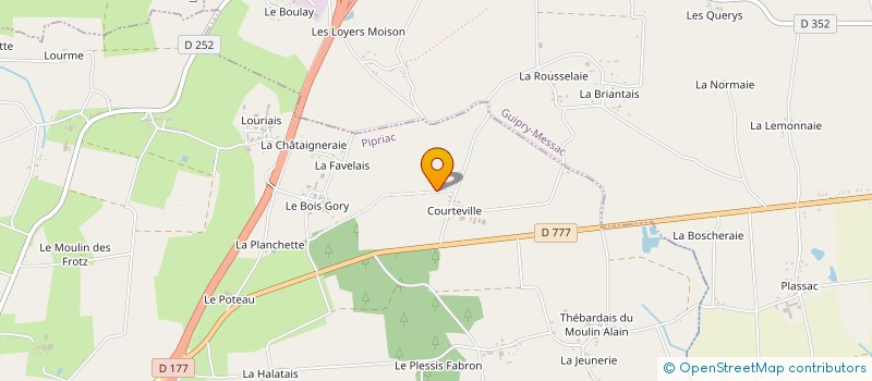 localisation de l'entreprise SEBASTIEN HOCHARD  SAINT-JUST