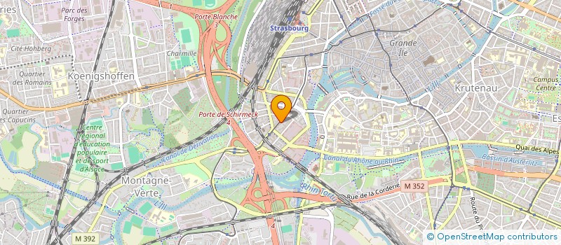 localisation de l'entreprise SEBASTIEN MARECHAL LMNP à STRASBOURG