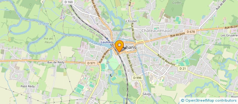 localisation de l'entreprise SEBASTIEN MARLIN à LOUHANS