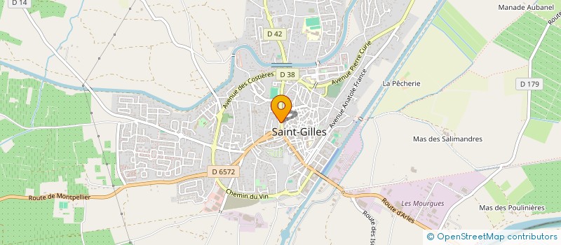 localisation de l'entreprise SEBASTIEN MILESI à SAINT-GILLES