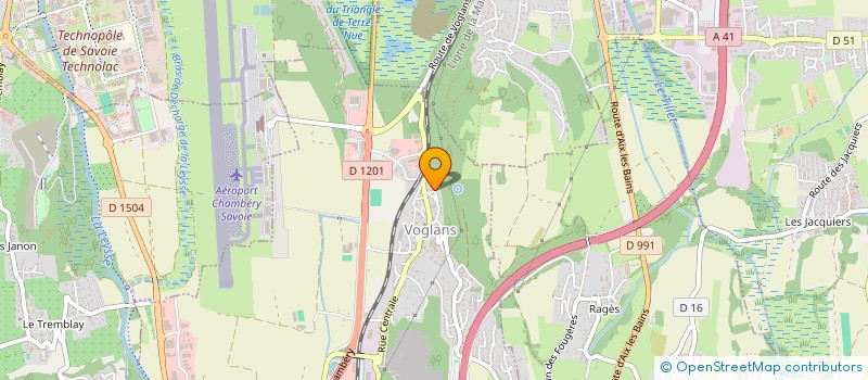 localisation de l'entreprise SEBASTIEN NECCA SAS  VOGLANS