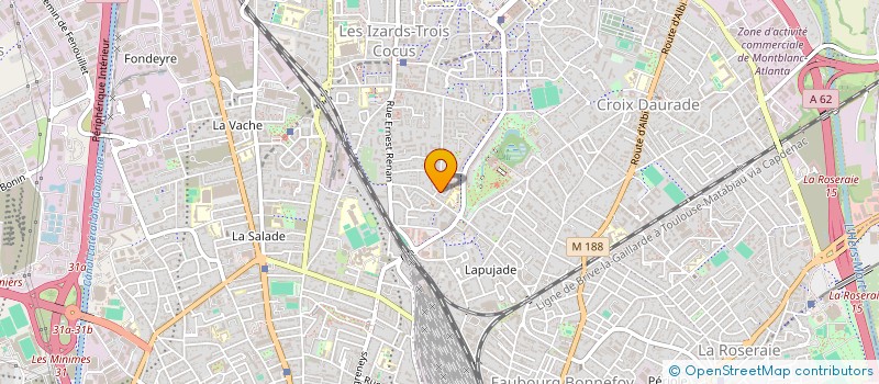 localisation de l'entreprise SEBASTIEN OLIVE SOCIETE D'INVESTISSEMENT  TOULOUSE