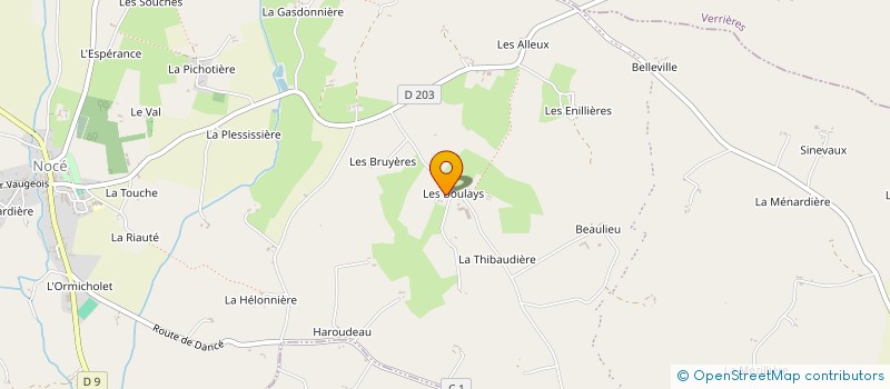 localisation de l'entreprise SEBASTIEN ORY à PERCHE-EN-NOCE
