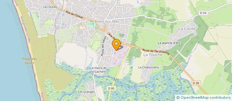 localisation de l'entreprise SEBASTIEN PACHETEAU à BREM-SUR-MER