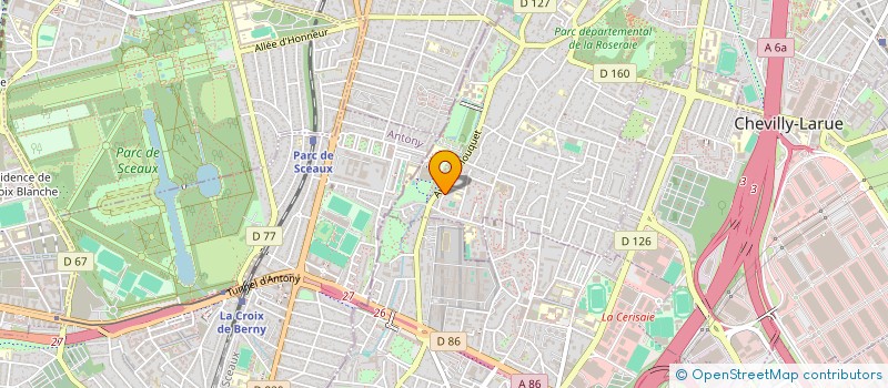 localisation de l'entreprise SEBASTIEN PECOURT IMMOBILIER  L'HAY-LES-ROSES