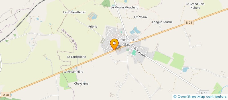 localisation de l'entreprise SEBASTIEN PELLUAU  GENNES-LONGUEFUYE