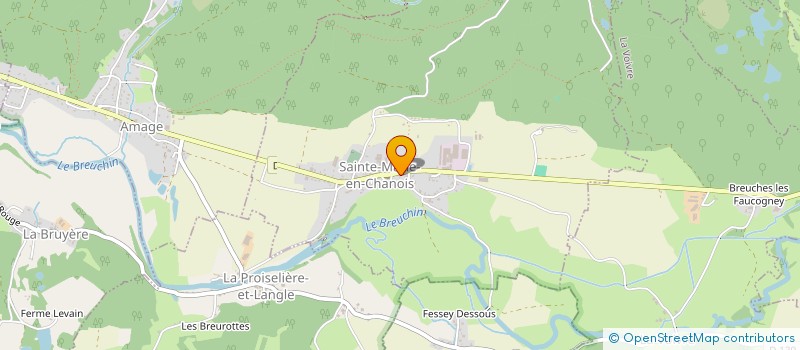 localisation de l'entreprise SEBASTIEN PINOT  SAINTE-MARIE-EN-CHANOIS