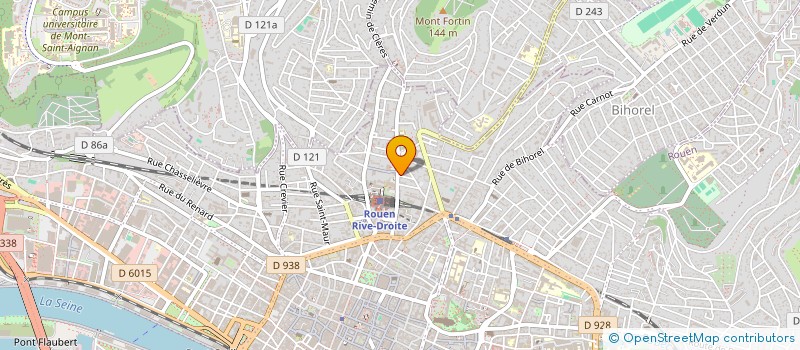 localisation de l'entreprise SEBASTIEN PITUSSI IMMOBILIER à ROUEN