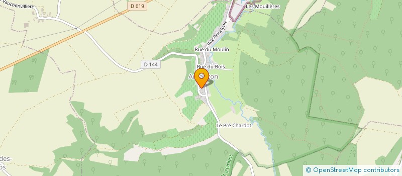 localisation de l'entreprise SEBASTIEN PRESTATION SERVICE VITICOLE  ARGANCON