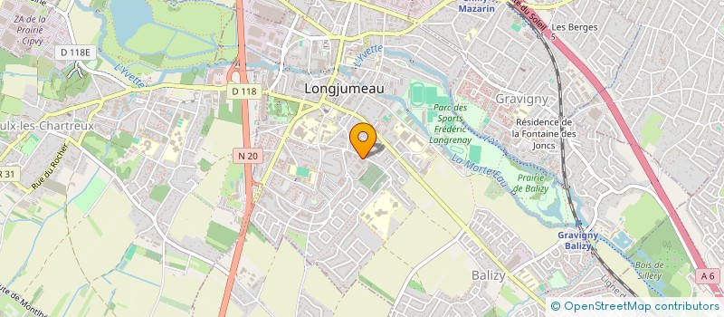 localisation de l'entreprise SEBASTIEN VERMEIL IMMOBILIER à LONGJUMEAU