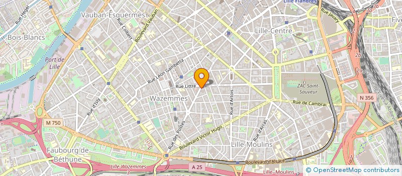 localisation de l'entreprise SEBASTO DISTRIBUTION à LILLE