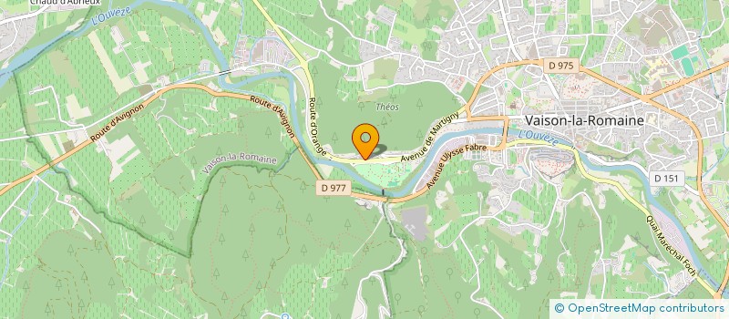 localisation de l'entreprise SEBASTOPHE  VAISON-LA-ROMAINE