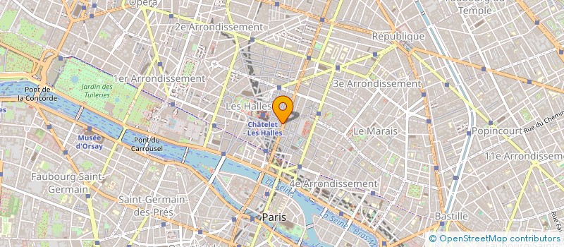 localisation de l'entreprise SEBASTOPOL à PARIS