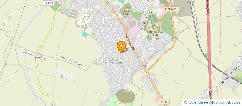 localisation de l'entreprise SEBASTOPOL  NUX-LES-MINES