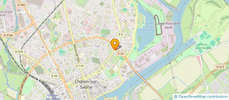 localisation de l'entreprise SEBASTOPOL BERGER-JUILLOT à CHALON-SUR-SAONE