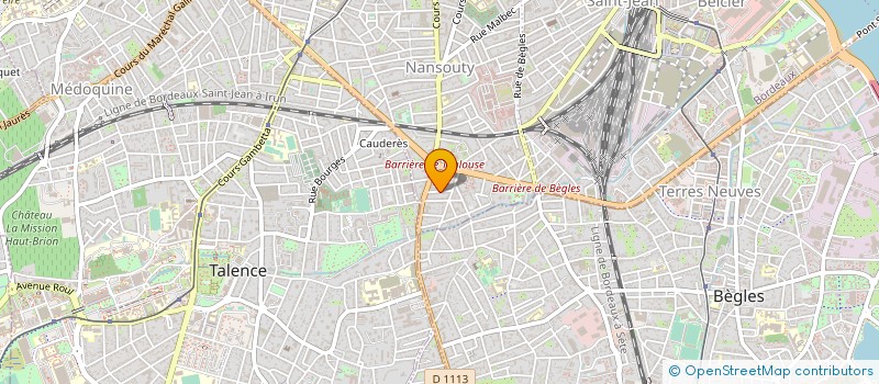 localisation de l'entreprise SEBAT  BORDEAUX