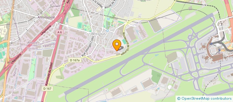 localisation de l'entreprise SEBAT BTP à WISSOUS
