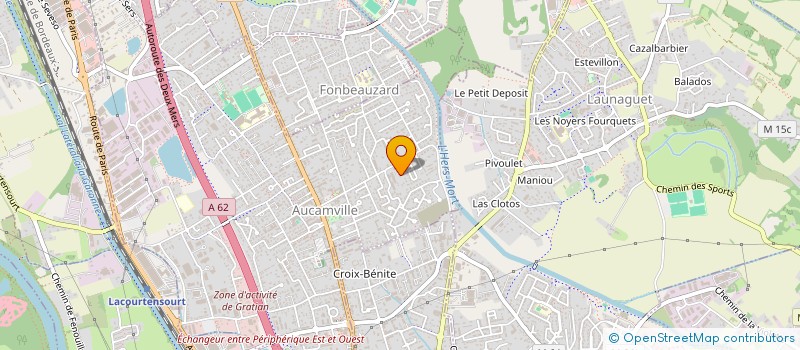 localisation de l'entreprise SEBATI à AUCAMVILLE
