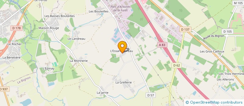 localisation de l'entreprise SEBATUM CONCEPT  LE BIGNON