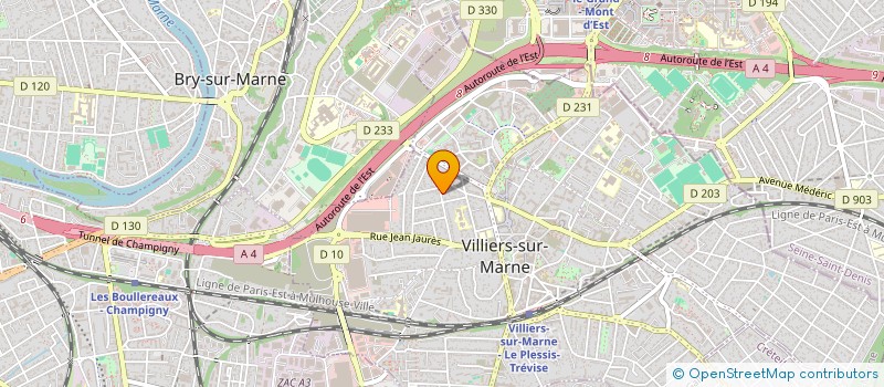 localisation de l'entreprise SEBAU  VILLIERS-SUR-MARNE