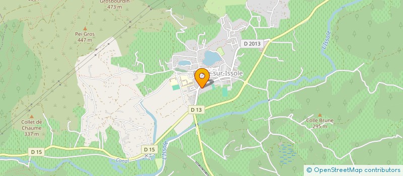 localisation de l'entreprise SEBAUD à BESSE-SUR-ISSOLE