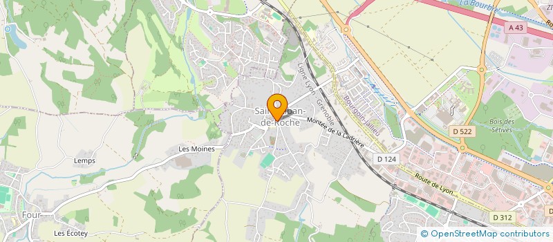 localisation de l'entreprise SEBAUD  SAINT-ALBAN-DE-ROCHE