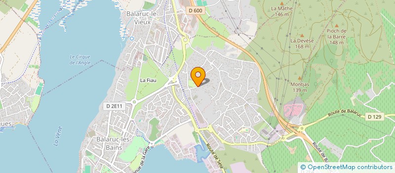 localisation de l'entreprise SEBAUD  BALARUC-LES-BAINS