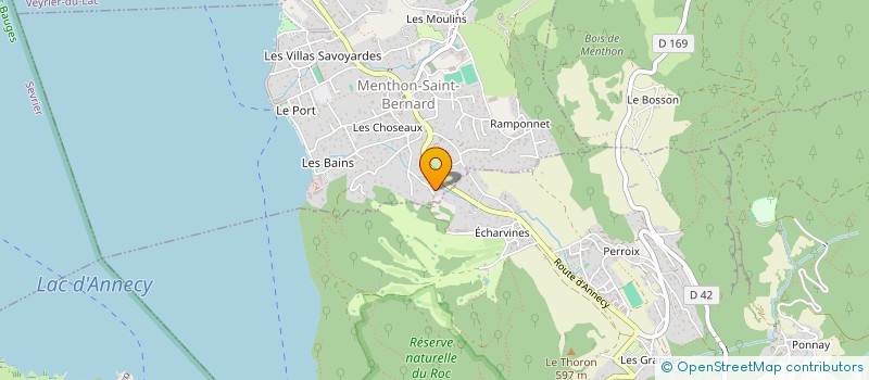 localisation de l'entreprise SEBAUR à TALLOIRES-MONTMIN