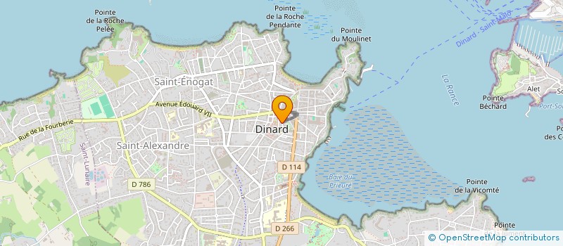 localisation de l'entreprise SEBAUX VINCENT SEBAUX CLEMENTINE  DINARD