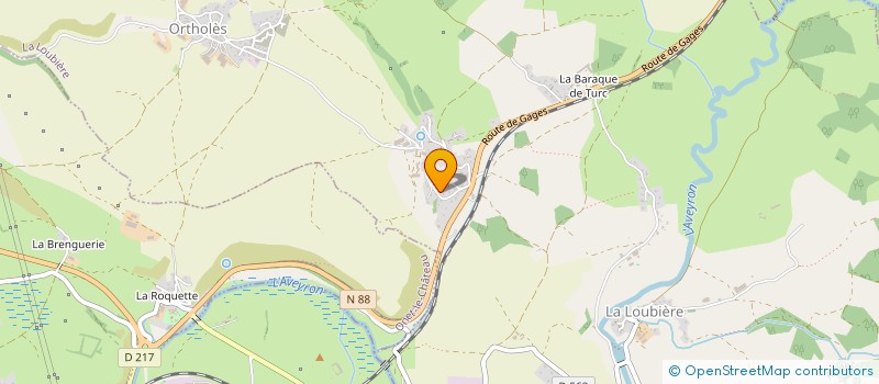 localisation de l'entreprise SEBAZAR à SEBAZAC-CONCOURES