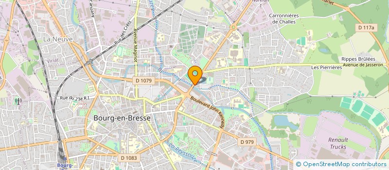 localisation de l'entreprise SEBB SOCIETE D 'EXPLOITATION BAR BRASSER à BOURG-EN-BRESSE