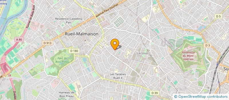 localisation de l'entreprise SEBBAN à RUEIL-MALMAISON