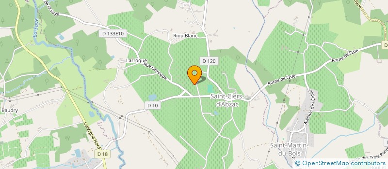 localisation de l'entreprise SEBBAN  SAINT-CIERS-D'ABZAC