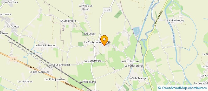 localisation de l'entreprise SEBCD  HIREL